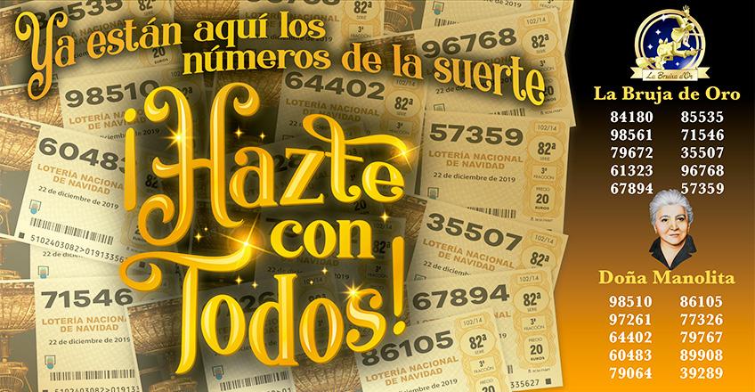 Ya están aquí los números de la suerte